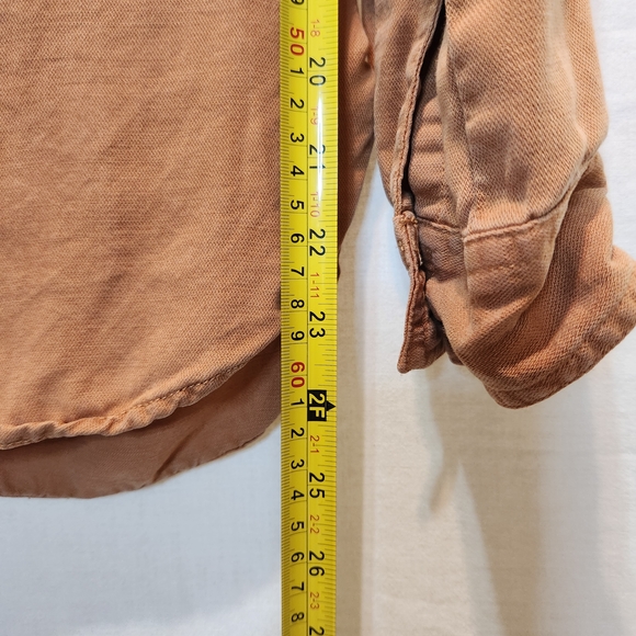 American Eagle, Women's Caramel Button Up Shirt, Size XS - Picture 3 of 8